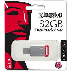 Kingston 32GB USB 3.1/3.0/2.0 DataTraveler 50 DT50