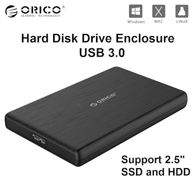 Orico SSD and HDD Case 2.5'' 4TB Supported