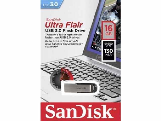 SanDisk 16GB GB SD CZ73 Ultra Flair 16G USB 3.0 130MB-s Flash SDCZ73-016G