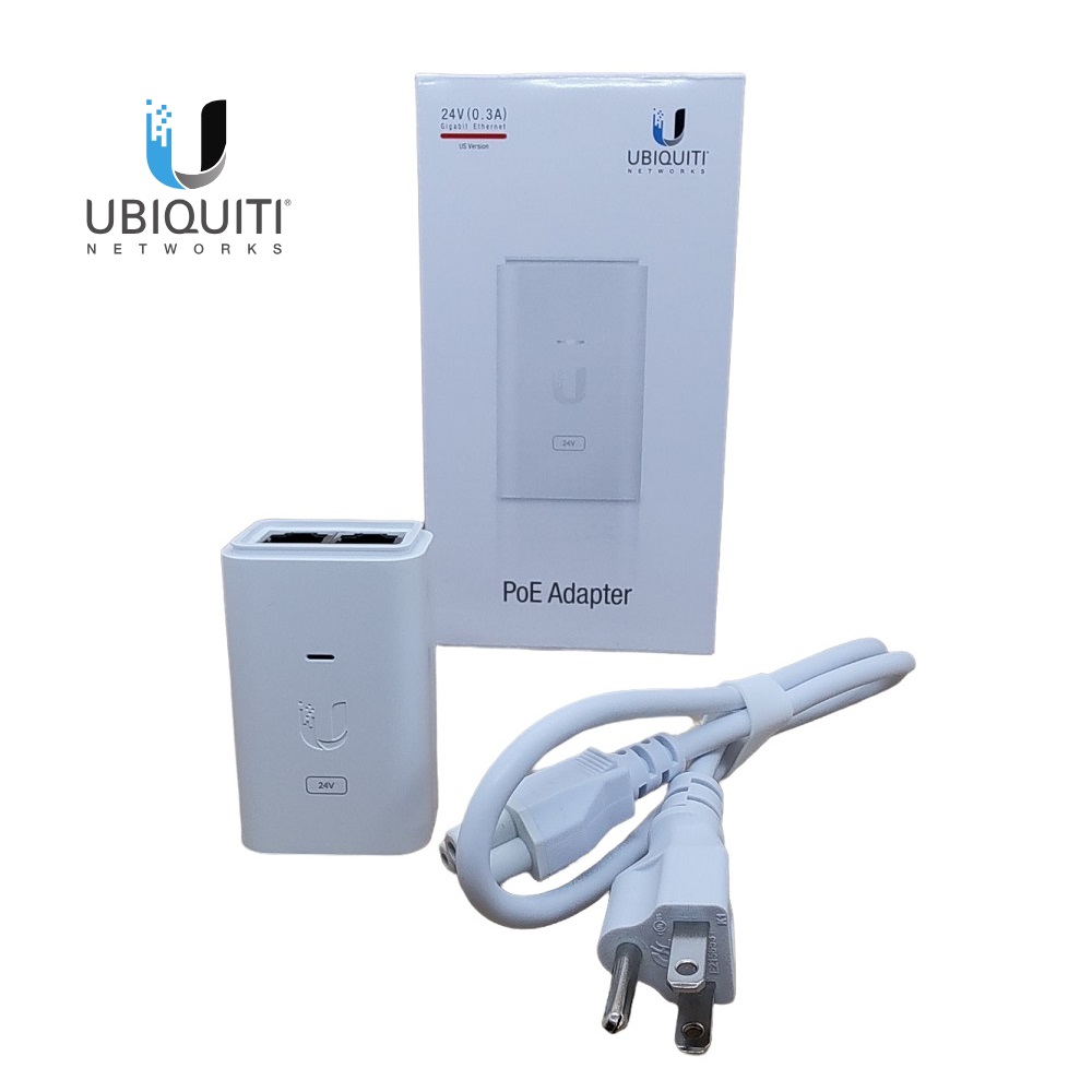 UBIQUITI 24V 0.3A Gigabit PoE Adapter - INFOTEC eStore
