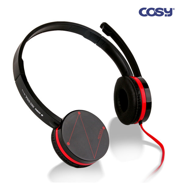 Red Soul PC Stereo Headset Wired HS1114