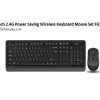 A4tech 2.4G Power Saving Wireless Keyboard Mouse Set FG1010 - Image 2