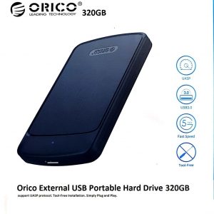 Orico 320GB External USB Portable Hard Drive