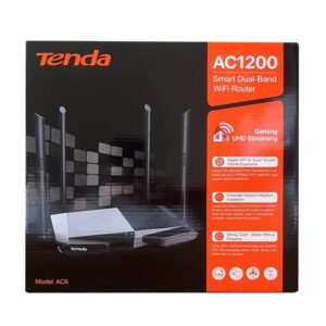Tenda AC6 AC1200 Smart Dual-Band WiFi Router High Power