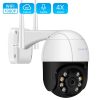 Mini Wifi PTZ Dome Color Vision Motion Detection Camera 2MP 1080p HD