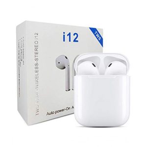 Twin i12 With Case Touch Sensors and Window Wireless AirPod V5.0