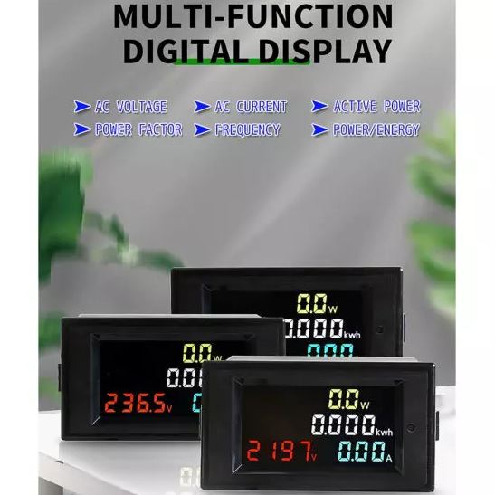 Digital Multi Function Multimeter AC230V Volt, Watt, Amp, KWh Analyzer