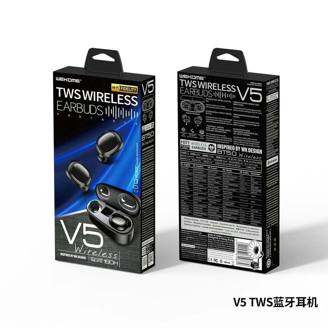Remax V5 Tws Wireless Earbuds With Display1