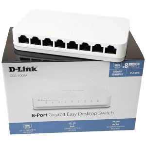 D-Link 8-Port Gigabit Easy Desktop Switch DGS-1008A