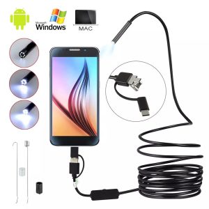 Endoscope Camera 3.5m 3 In 1 Type C, Micro Usb, PC