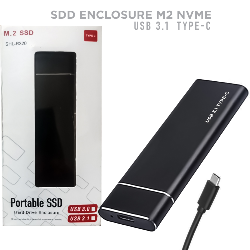 M2 SSD Enclosure Usb 3.1 Gen 2 (10 Gbps)