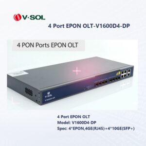 VSOL 4 Port EPON OLT V1600D4-DP (10G)