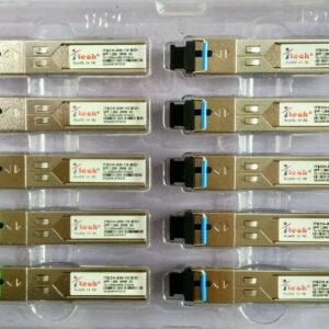 iTech SFP Module 1.25G GIGA 1310/1550 Single Mode  Simplex SC Type – 20KM (Pair)