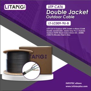 Li-Tang 2 Core 5.5mm CLT (Un-Armoured) Optical Fiber Cable G.652D-1KM