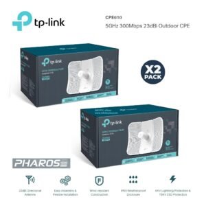 TPLINK CPE610 5GHz 300Mbps 23dBi Outdoor CPE (Pack of 2)
