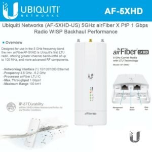 UISP airFiber 5XHD Radio Model: AF-5XHD