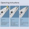 CFS-3 Fiber Optic Stripper Stainless Steel Adjustable Three Ports - Image 4