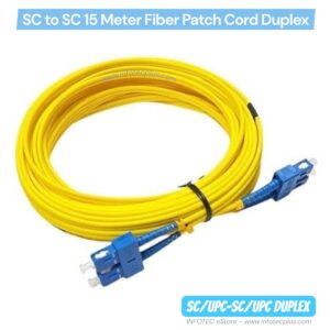 SC to SC Duplex Fiber Patch Cord (SC/UPC-SC/UPC) 20 Meter