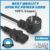 Black Copper 3 Pin Desktop Power Cable 1.5M