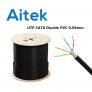 Ai-Tek UTP CAT6 Double PVC Cable Roll 0.56mm