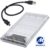 Master 2.5″ HDD Enclosure USB 2.0 HDD Sata Case Transparent