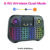 Mini Air Mouse Touchpad Wireless+Bluetooth 7 Color Back Light 2.4ghz (I10)